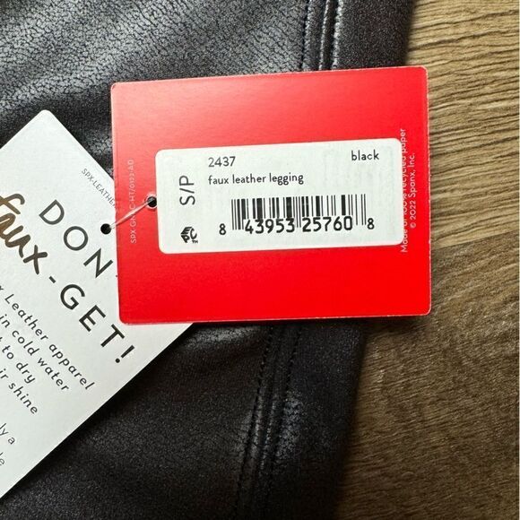 SPANX | Faux Leather Legging NWT - Picture 6 of 12